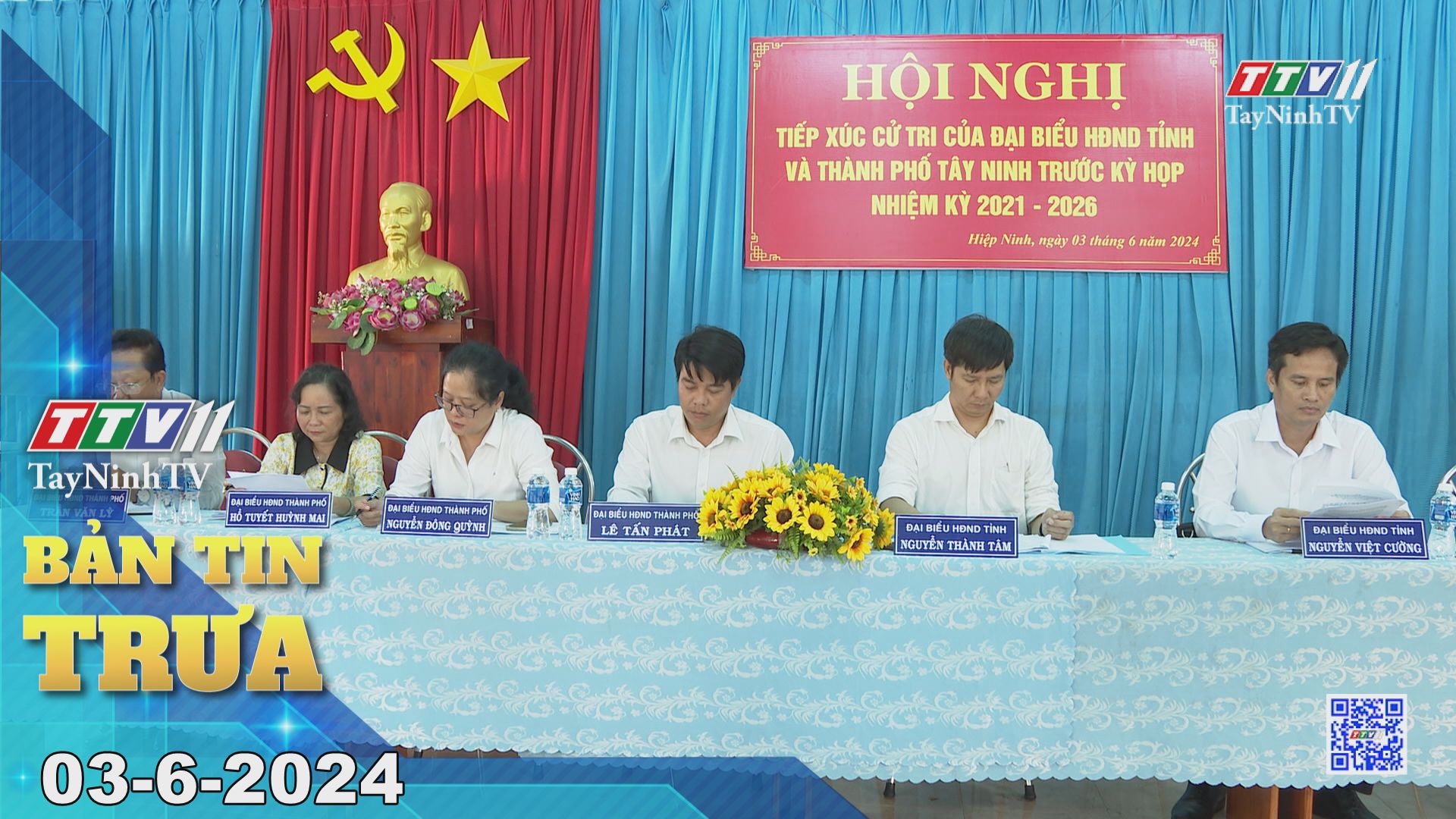 Bản tin trưa 03-6-2024 | Tin tức hôm nay | TayNinhTV